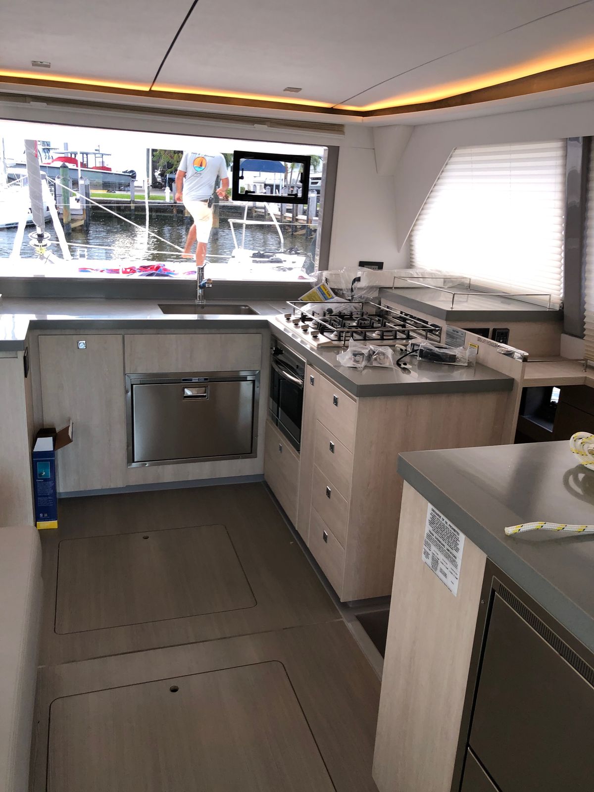 Galley during fit-out
